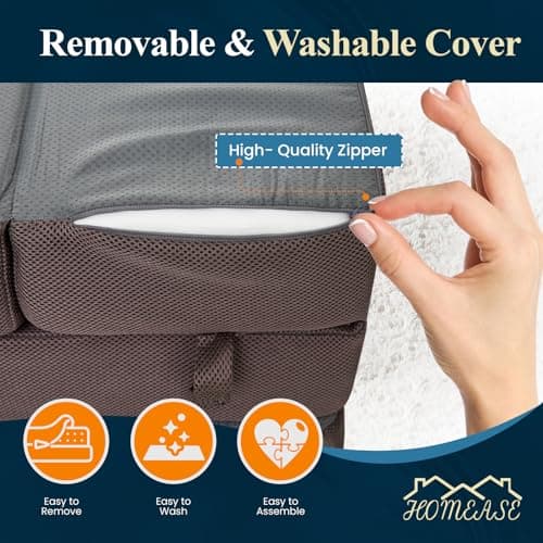 Homease Premium Tri-Fold Sofa Bed Mattress with Washable Cover