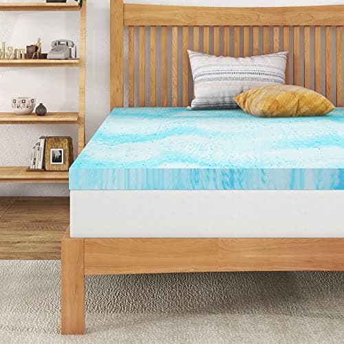 CertiPUR-US Certified 2 Inch Gel Memory Foam Mattress Topper Twin