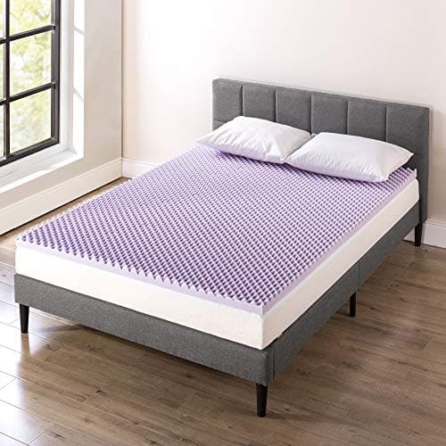 2 Egg Crate Memory Foam Topper with Lavender Infusion, King Size