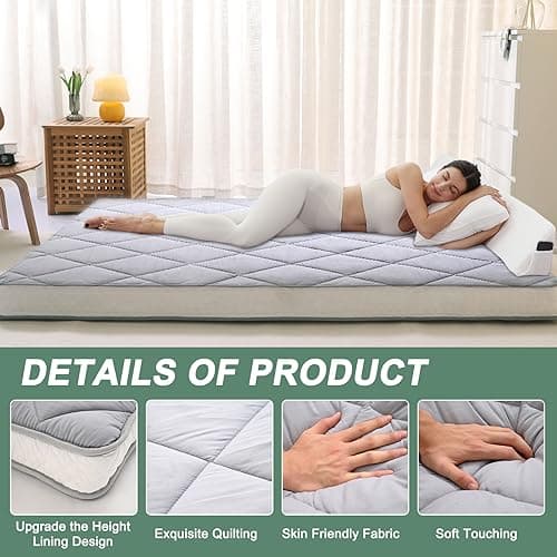 LILYPELLE Japanese Foldable Mattress, Easy Store Portable Camping Couch