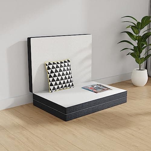 Certified 4 Inch Memory Foam Mattress Topper for Camping and Guest Rooms
