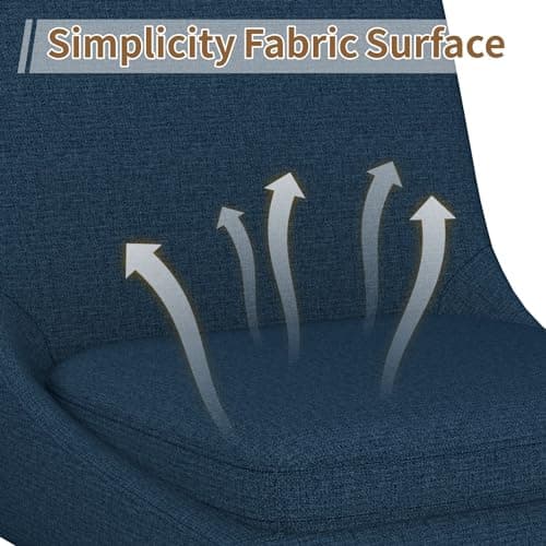 Set of 2 Upholstered Fabric Bar Stools with Backrest for Kitchen Island and Dining Room