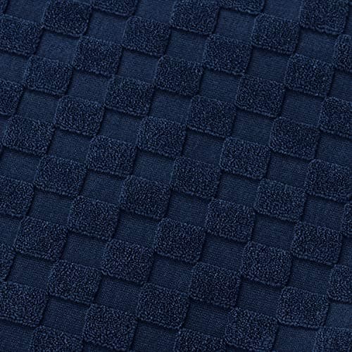 YEMYHOM Peacock Blue Jacquard Stretch Futon Slipcover with Elastic Bottom