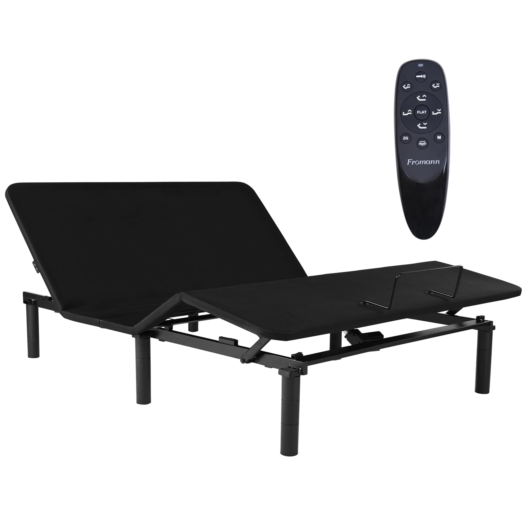 Fromann Adjustable Queen Bed Base with Wireless Remote & USB Ports