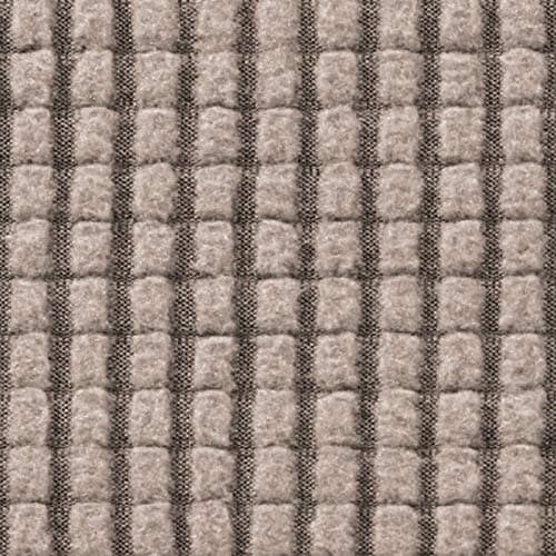 Flamingo P Stretch Taupe Futon Couch Covers with Elastic Bottom