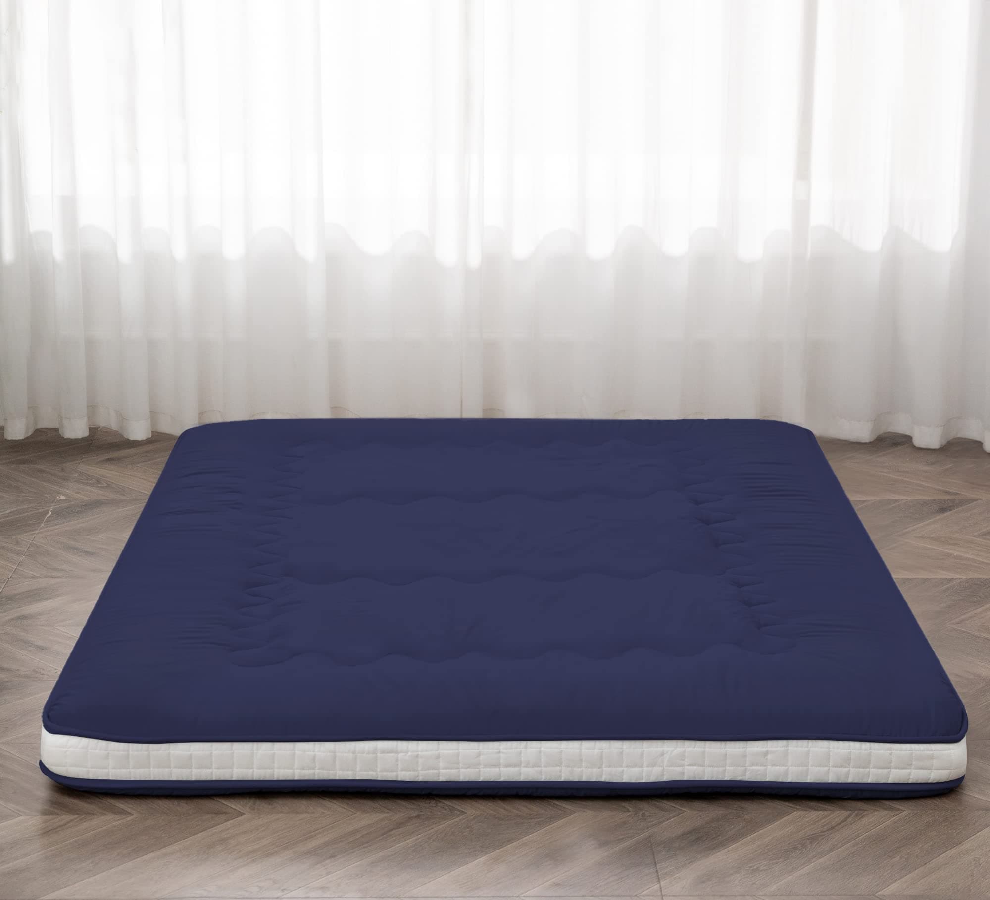 Extra Thick Japanese Foldable Futon Mattress for Guests and Travel