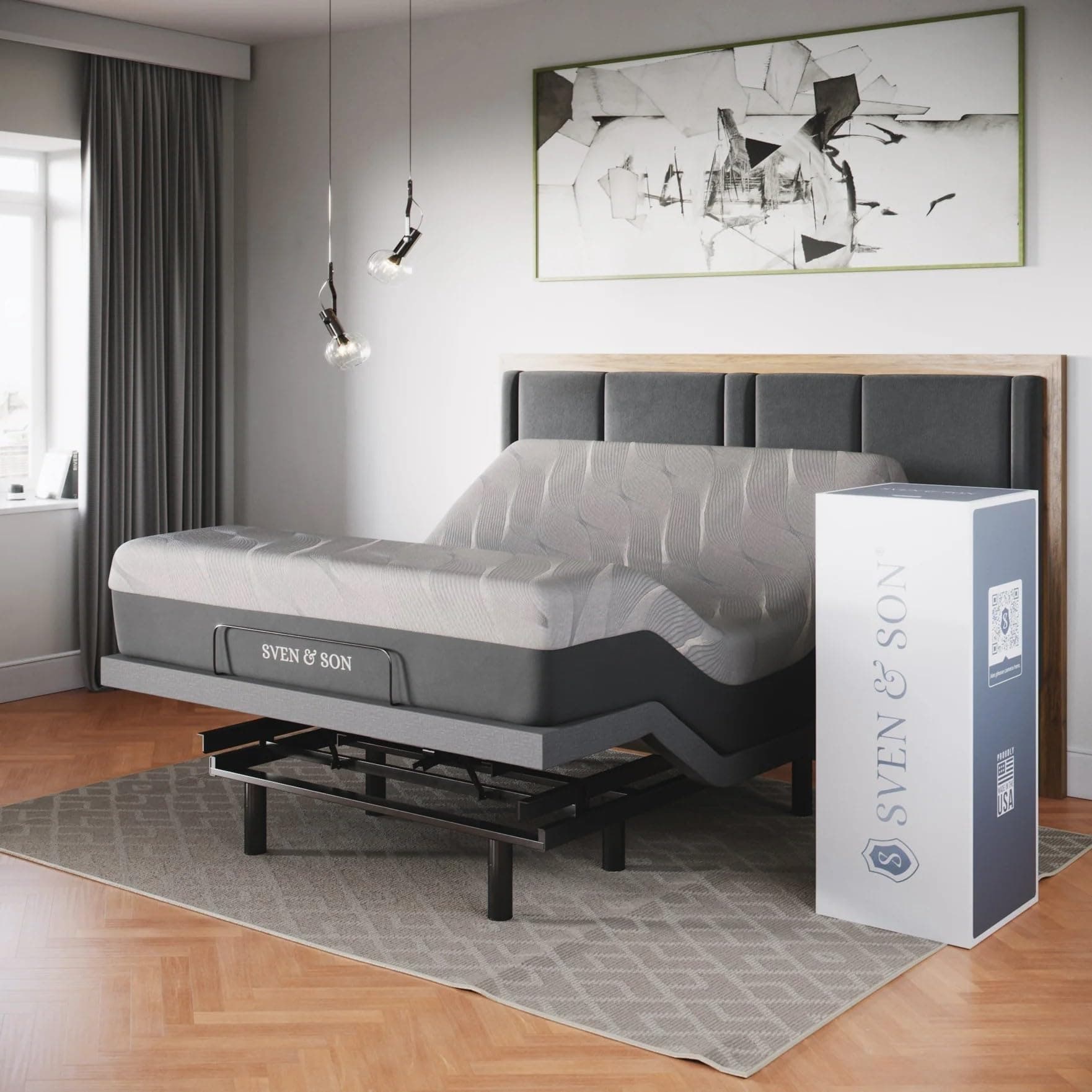 Adjustable Bed Base with Massage, USB, Zero Gravity - Full Size