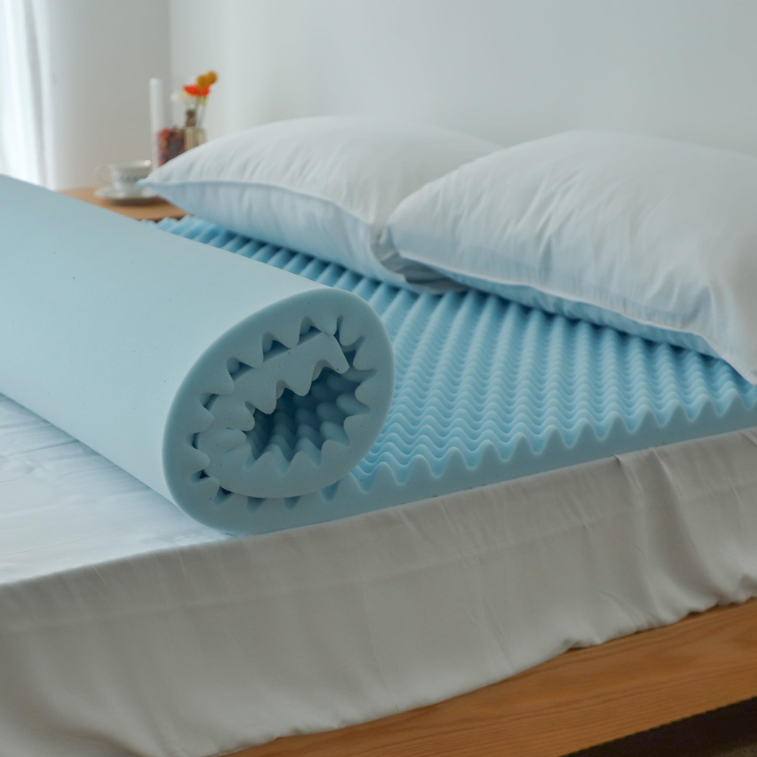 Luxurious 2 Inch Memory Foam Mattress Topper - King Size