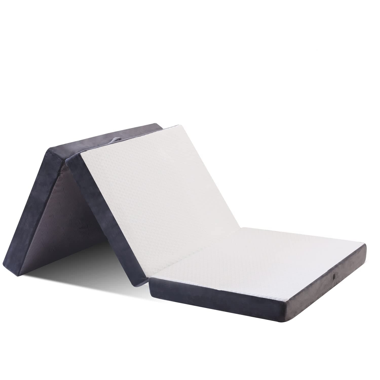Tri-Fold Futon Mattress - Foldable Sofa Bed for Back Pain Relief & Guests