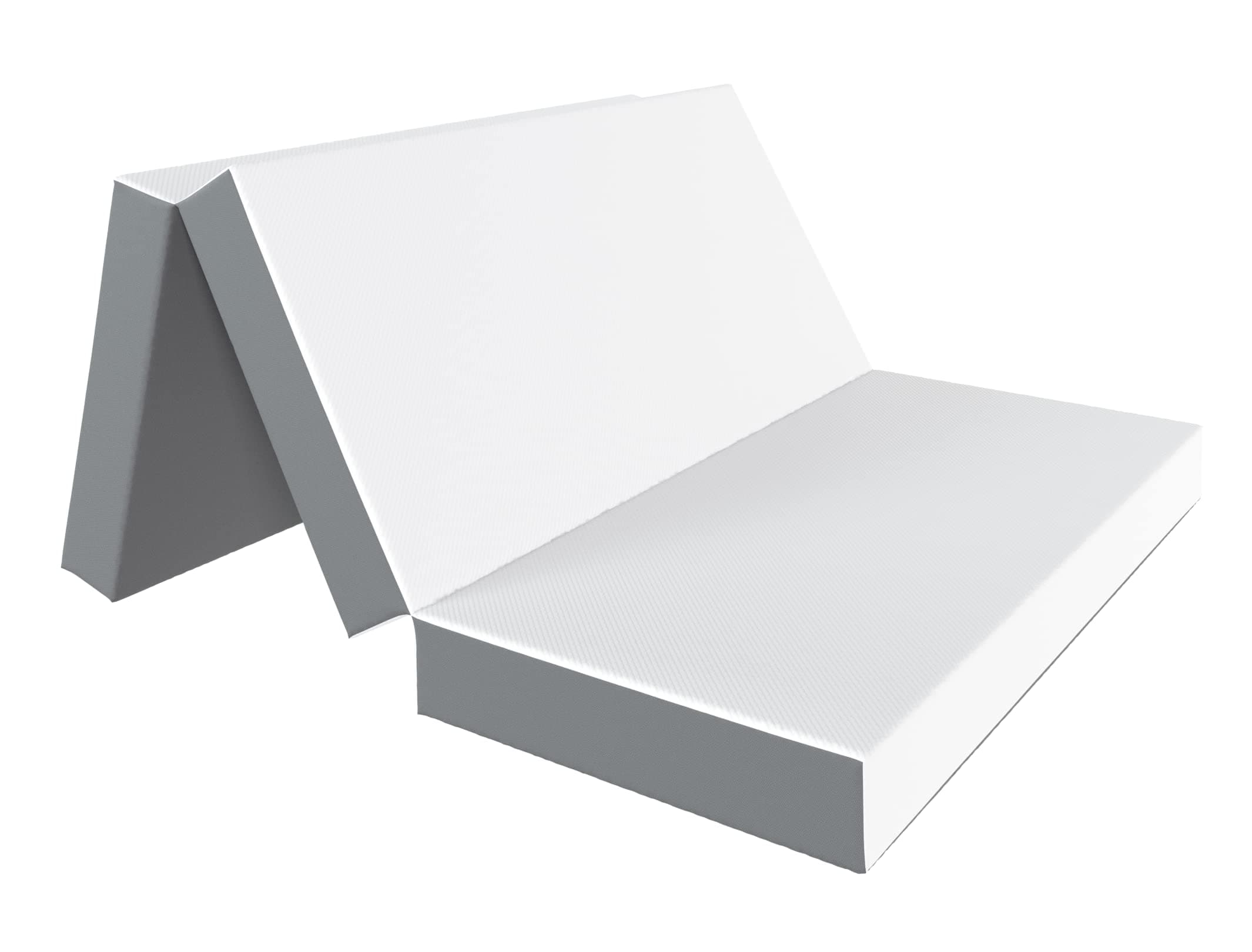 DynastyMattress Foldable Gel Memory Foam Mattress Bed - Queen Size 58"x78"x4"