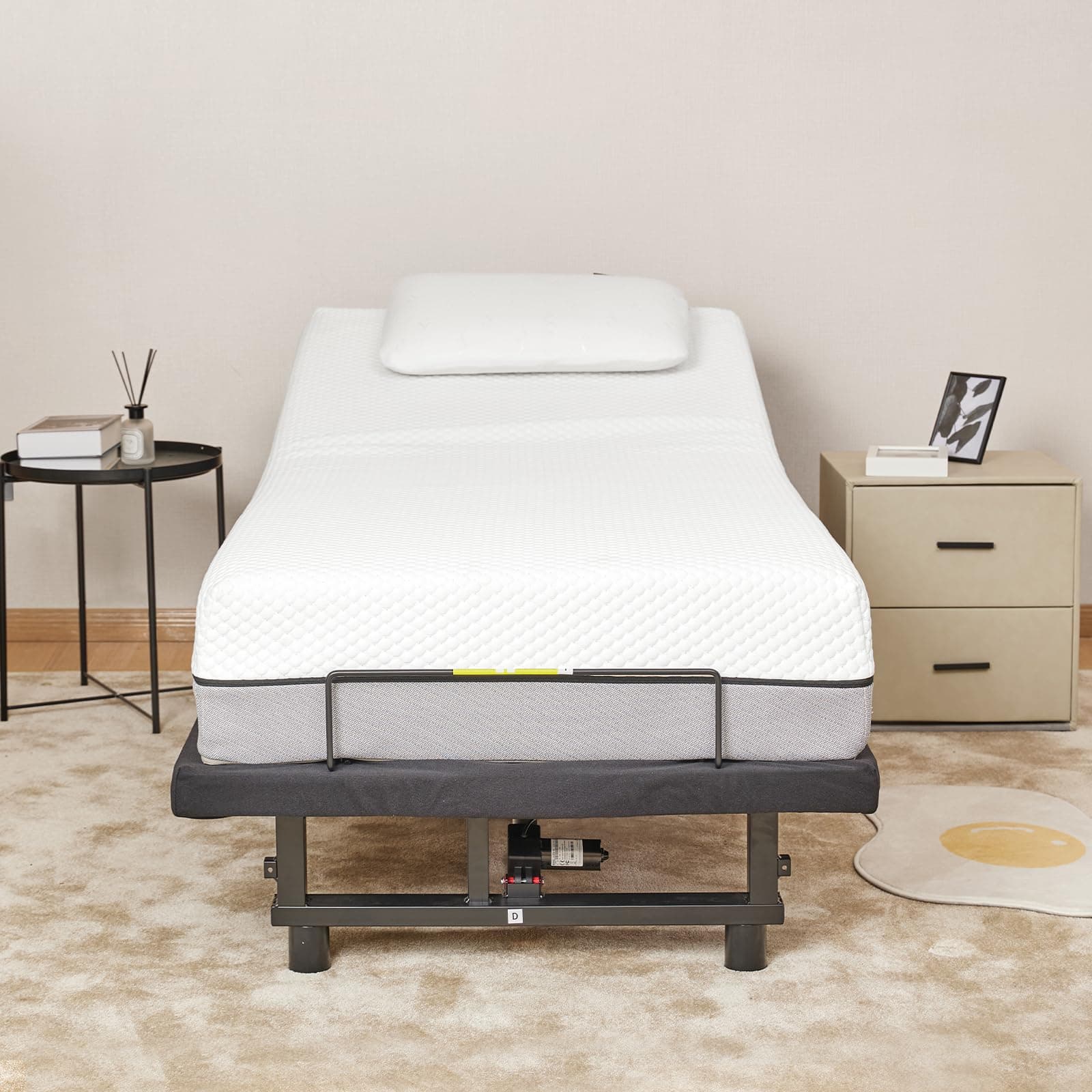 Kangmusi Quiet Motor Adjustable Bed Frame - Twin XL Zero Gravity