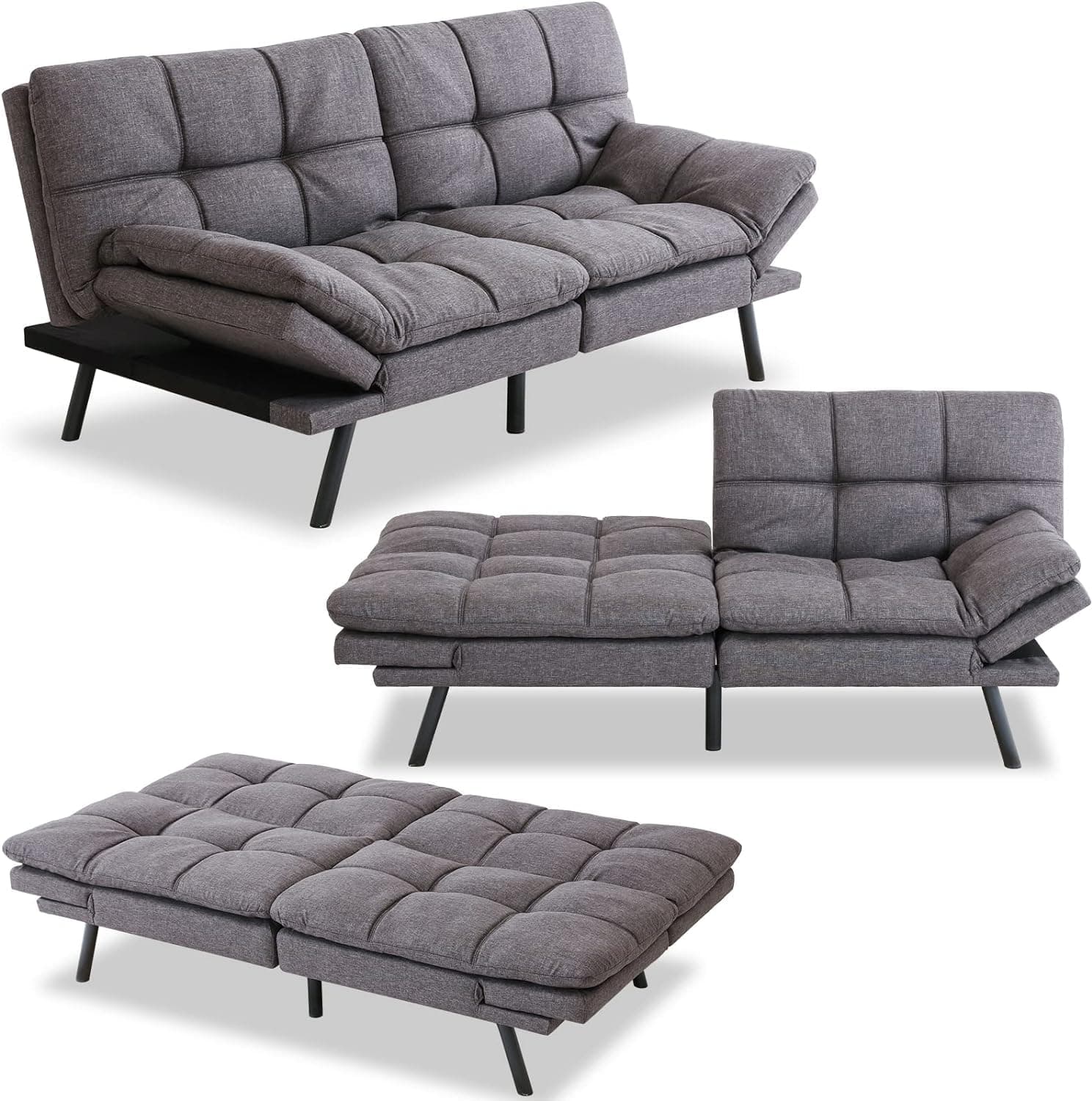 MUUEGM 267FA-DGY Sofabed in Medium Gray