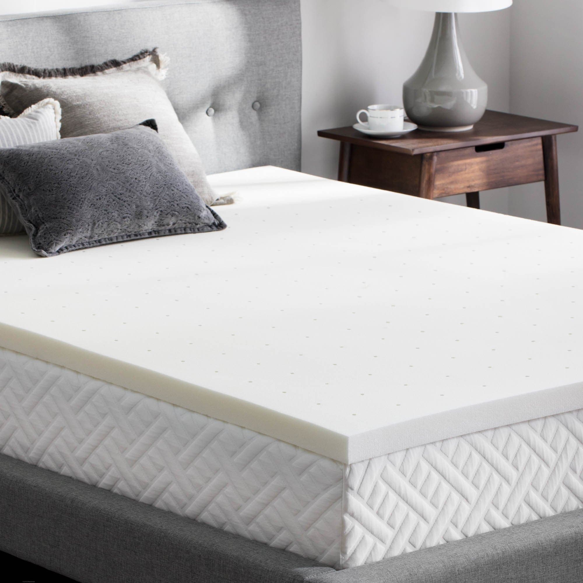 2 Inch Memory Foam Mattress Topper for Queen Bed